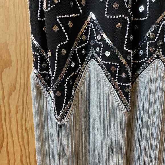 Vintage Sequin and fringed Dress- like new - Picture 10 of 12